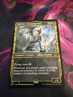 Raffine, Scheming Seer NM Showcase MTG Streets Of New Capenna SNC Unplayed Magic - Image 1