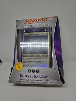 Eternal Bargain Commander DeckSealed Mtg Magic The Gathering 2013 Ripped Package - Image 1