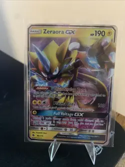Pokemon TCG Zeraora GX Sun & Moon - Lost Thunder 86/214 Holo Ultra Rare - Image 1