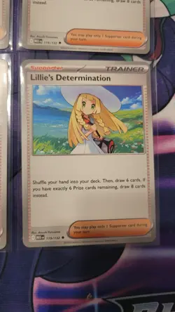 4x Lillie's Determination 119/132 Pokemon TCG: Mega Evolutions Non Holo NM ✨ - Image 4