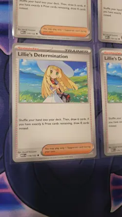 4x Lillie's Determination 119/132 Pokemon TCG: Mega Evolutions Non Holo NM ✨ - Image 5
