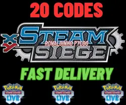 20 XY Steam Siege Codes Booster Pokemon TCG LIVE - PTCGL - SENT FAST - Image 1