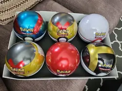 Pokemon TCG Poke Ball Tin H20 Cosmic Elicpse Vivid Voltage Rebel Clash Pokeball - Image 2