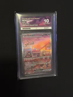 Pokemon Mew EX SVP 053 Pokemon 151 UPC Promo ACE 10 Gem Mint - Image 1