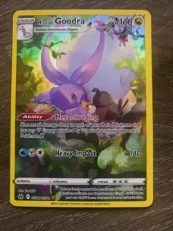 Hisuian Goodra GG21/GG70 Crown Zenith Galarian Gallery Holo Rare Pokemon 2023 NM - Image 2