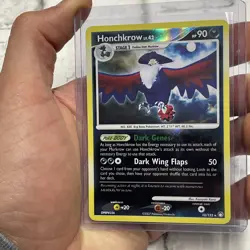 Pokemon TCG Honchkrow Mysterious Treasures 10/123 Reverse Holo Rare LP+ Nintendo - Image 1