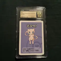 Mew 2019 Old Maid Pokemon Japanese CGC Gem Mint 10 - Image 1