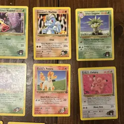 POKEMON TCG GYM HEROES NON-HOLO LOT Misty, Koga, Giovanni, Erika , Blaine - Image 3