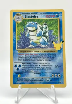 Blastoise 2/102 Holo Celebrations Classic Collection Pokemon NM - Image 2