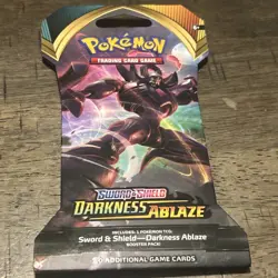 Pokemon TCG Sword & Shield Darkness Ablaze Booster Pack - Grimmsnarl Art - Image 1