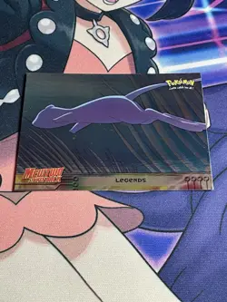Pokemon Mewtwo Strikes Back Topps Holo Foil #1 Legends Mew - Image 1
