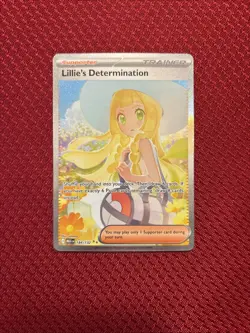 Pokemon Lillie's Determination SIR 184/132 Mega Evolution ENGLISH Pack Fresh - Image 1