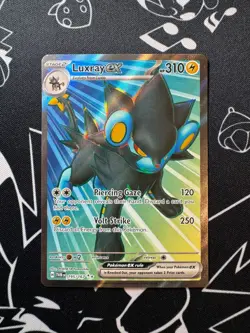 Luxray ex 195/167 Pokemon TCG S&V Twilight Masquerade Ultra Rare English - Image 1