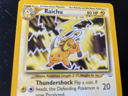 Pokemon Non-Holo Raichu 21/64 Neo Revelation. EX/NM - Image 3