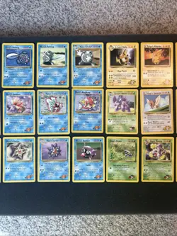 POKEMON TCG GYM HEROES NON-HOLO LOT -30- Lt Surges, Misty, Koga, Giovanni LP+NM - Image 1