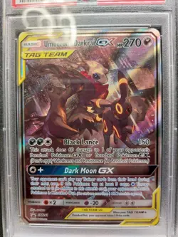 2020 Pokemon Umbreon Darkrai Tag Team Psa 9 Sm241 Sun Moon - Image 4