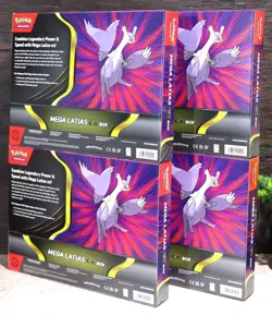 4 x Pokemon TCG Mega Latias ex Box Sealed New - Image 3