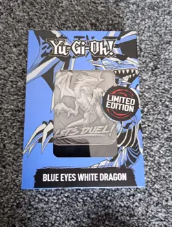 Yu-Gi-Oh! Blue Eyes White Dragon Metal Card Limited Edition Collectible Ingot - Image 1