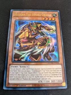 Mudora the Sword Oracle Yu-Gi-Oh! MAMA-EN026 1st Ultra Rare - Image 1