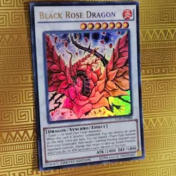 Black Rose Dragon LC05-EN004 Ultra Rare Limited Edition NM Yu-Gi-Oh TCG - Image 1