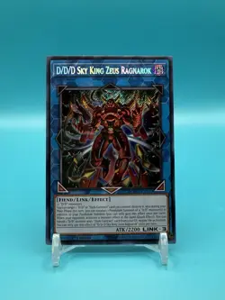 D/D/D Sky King Zeus Ragnarok | Doom Of Dimensions - Secret Rare - YuGiOh - NM - Image 1
