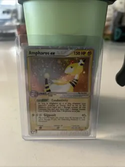 Pokemon Ampharos EX Dragon Holo Rare Card 89/97 - Image 2