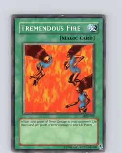 Yu-Gi-Oh TCG Tremendous Fire MRD-088 Unlimited Regular Common Card Played LP - Image 1