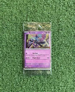Pokemon Xerneas Card Mega Evolutions Stamp Promo 064/132 - Image 1