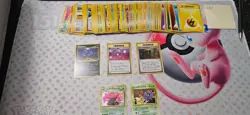 Vintage japanese pokemon card lot W/Banned, Holo, rares NM to DMG 100+ Lot 4 - Image 1