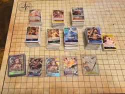 Assorted Lot One Piece Trading Cards 200 Cards Bulk Lot, R/SR Potential - Image 1