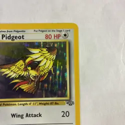 1st edition Pidgeot 8/64 Jungle Holo Rare Card LP Pokemon TCG - Image 3
