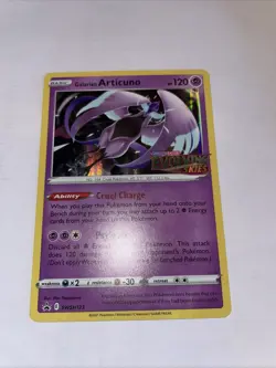 Galarian Articuno STAMPED Holo Prerelease card PROMO SWSH123 Evolving Skies - Image 1