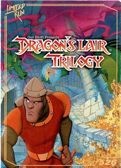 Dragon's Lair Trilogy Limited Run Games Gold Trading Card #526 New Mint - Image 1