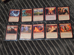 MTG Instant(KILL CARDS RED ONLY) x 10 Stonesplitter Bolt/Raveging Blaze/Frantic - Image 1