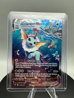 Vaporeon VMAX SWSH182 SWSH: Sword & Shield Promo Cards Holo NM - Image 1