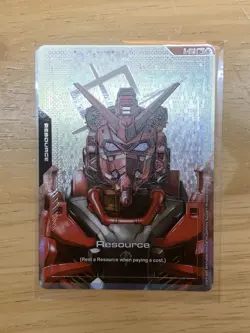 Resource(R-013) (C+) Red Gundam - Gundam Card Game Dual Impact NM - Image 2