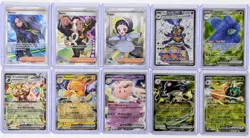 NM Pokemon TCG Obsidian Flames Mixed Lot Of 10 Ultra/Double Rare Holo Cards NM. - Image 1