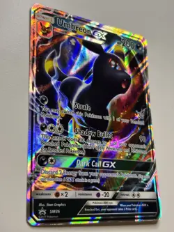 Pokemon Umbreon GX TCG SM36 Black Star Promo Holo Card Sun & Moon - Image 2