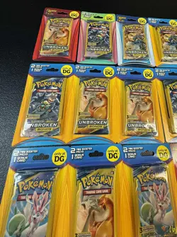 Pokemon DG Mini Blisters Lot - Sun & Moon Unbroken Bonds 3 Cards Per Pack x25 OP - Image 3