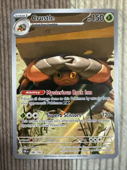 Crustle 186/182 Destined Rivals Illustration Rare NM Pokemon Card - Image 1