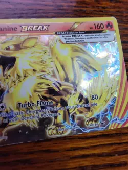 MP - Arcanine BREAK XY180 Full Art Black Star Promo Pokemon TCG Card - Image 3