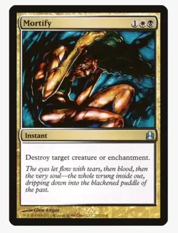 Mortify | MTG CMD | Orzhov EDH Pioneer Modern Removal Staple | LP - Image 1
