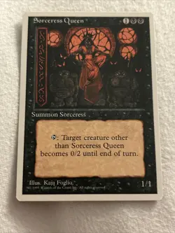 Sorceress Queen 4th Edition NM- Magic the Gathering MtG AP11 - Image 1