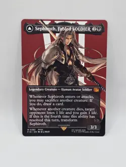Sephiroth, Fabled SOLDIER (0382) (Borderless) Final Fantasy Regular - Image 1
