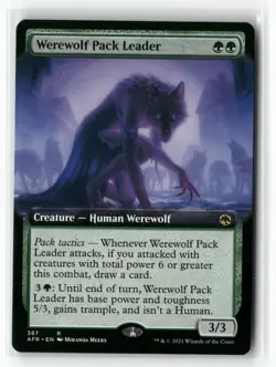 Werewolf Pack Leader 387 Adventures in the Forgotten Realms AFR MTG Magic - Image 1