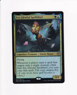 2022 MTG MAGIC THE GATHERING DOMINARIA UNITED IVY, GLEEFUL SPELLTHIEF FOIL (PAP) - Image 1