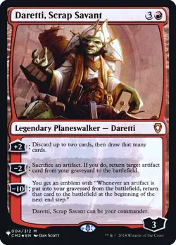 MTG Daretti, Scrap Savant PLST Mythic Foil #CM2-4 - Image 1