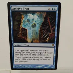 ARCHIVE TRAP --- MTG -- ZENDIKAR --- NM - Image 1