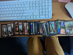 Around 60 Full Art/Cool Art MTG Basic Lands - Image 1