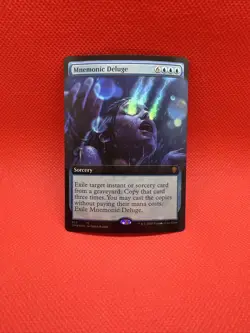 Mnemonic Deluge Foil - Extended Art - Commander Legends -MTG- Near Mint - Image 1